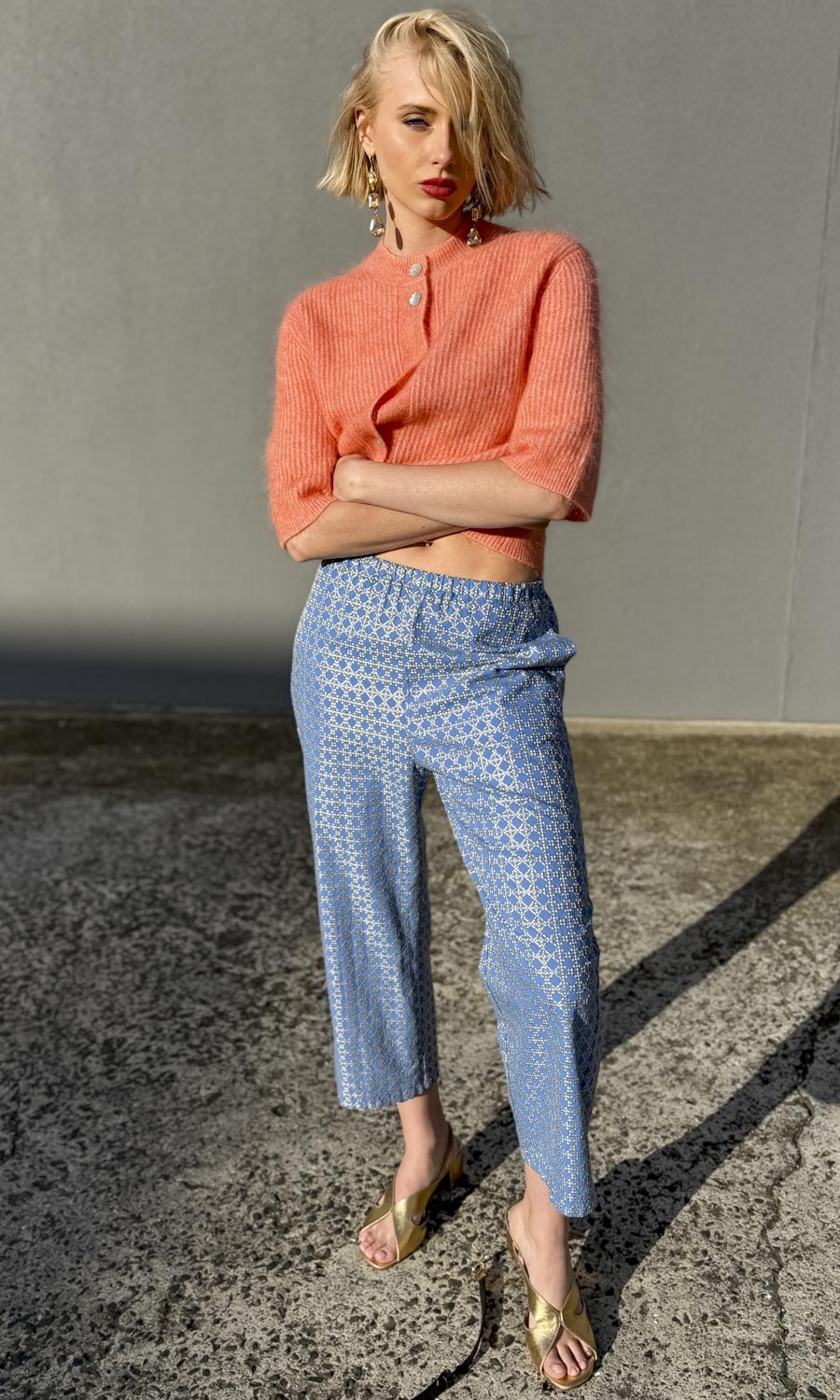 Second Female Sam Cardigan - Apricot