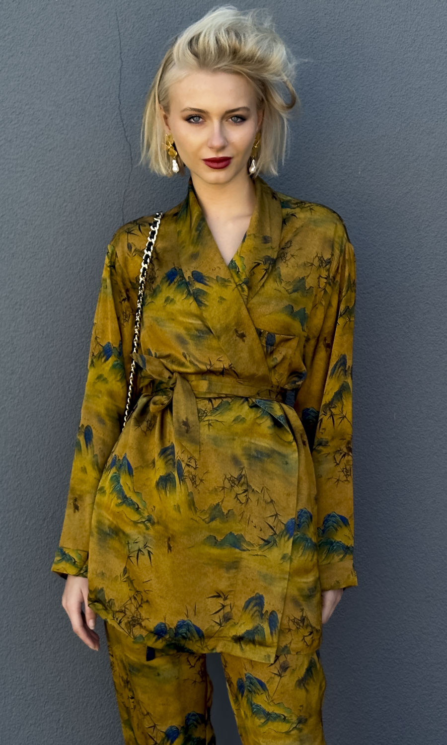 Mes Demoiselles Mountain Secret Kimono - Dark Gold