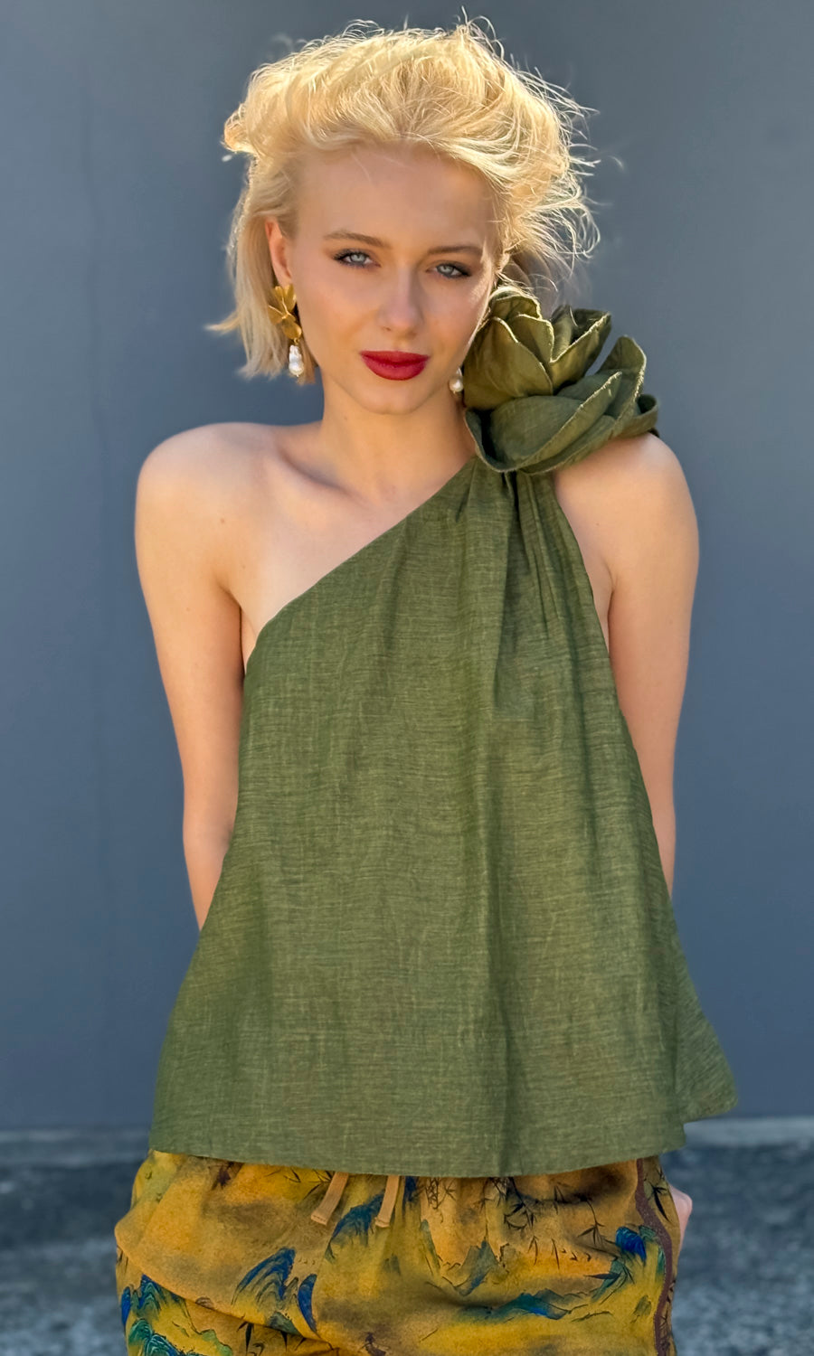 Mes Demoiselles Filo Top - Green