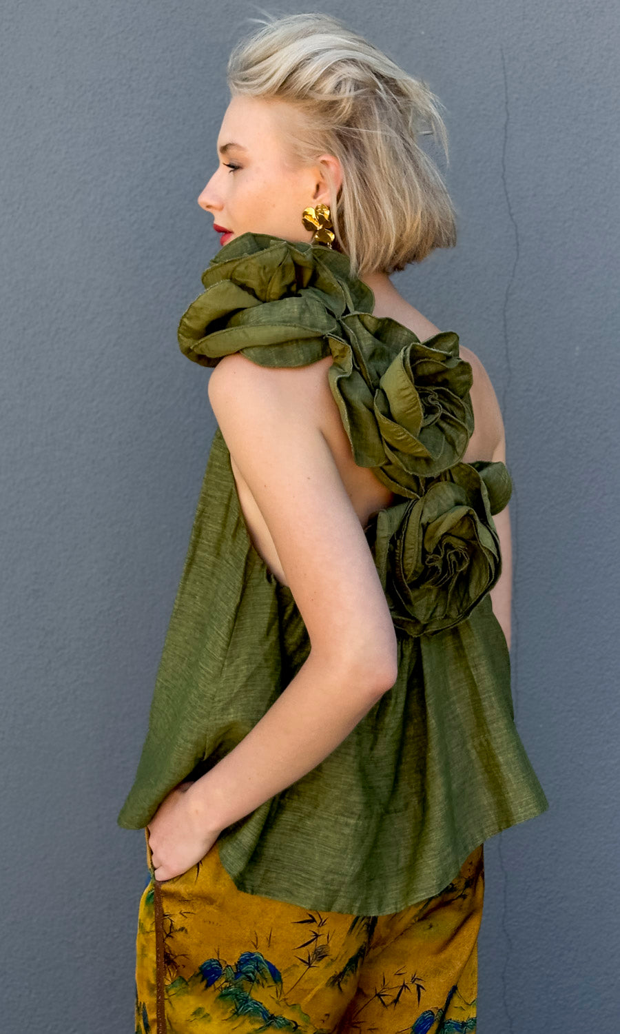 Mes Demoiselles Filo Top - Green