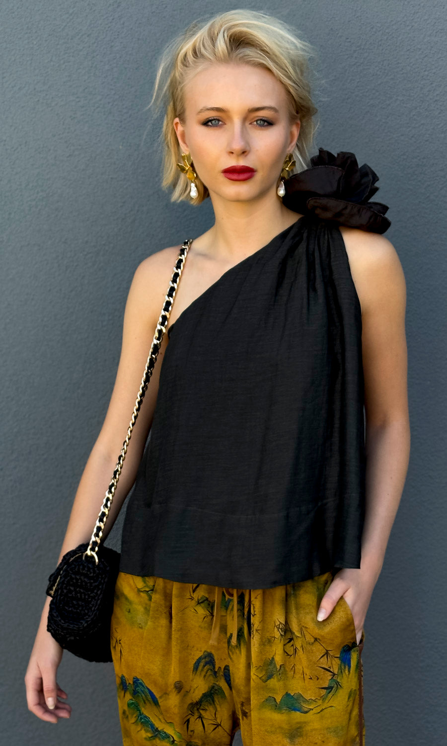 Mes Demoiselles Filo Top - Noir