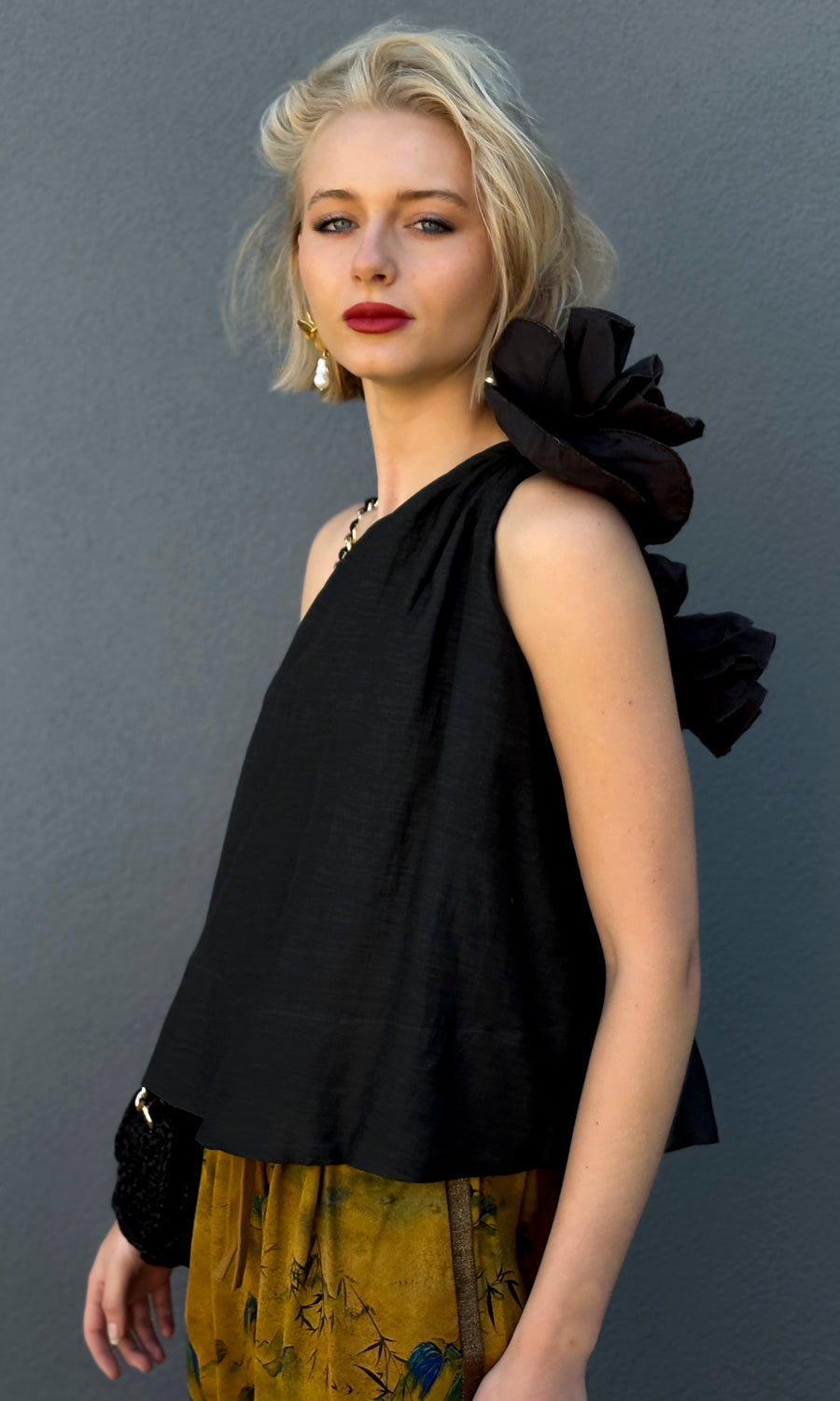 Mes Demoiselles Filo Top - Noir