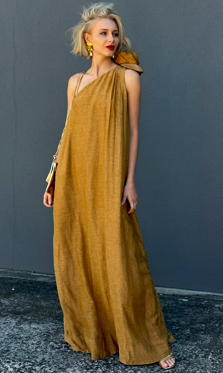Mes Demoiselles Fonix Dress - Ochre