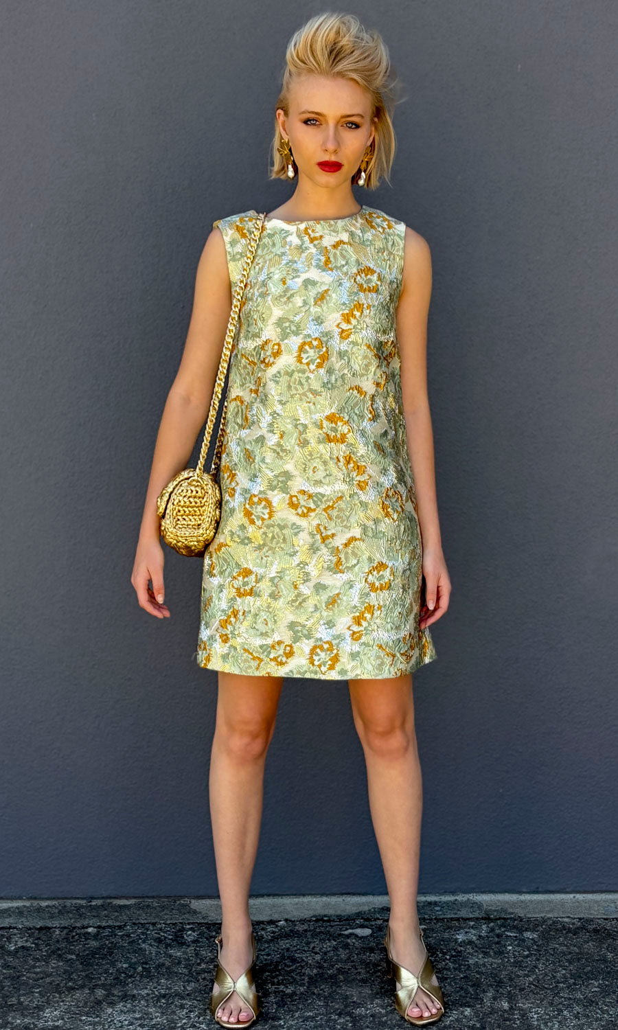 hoss Celine Brocade Shift