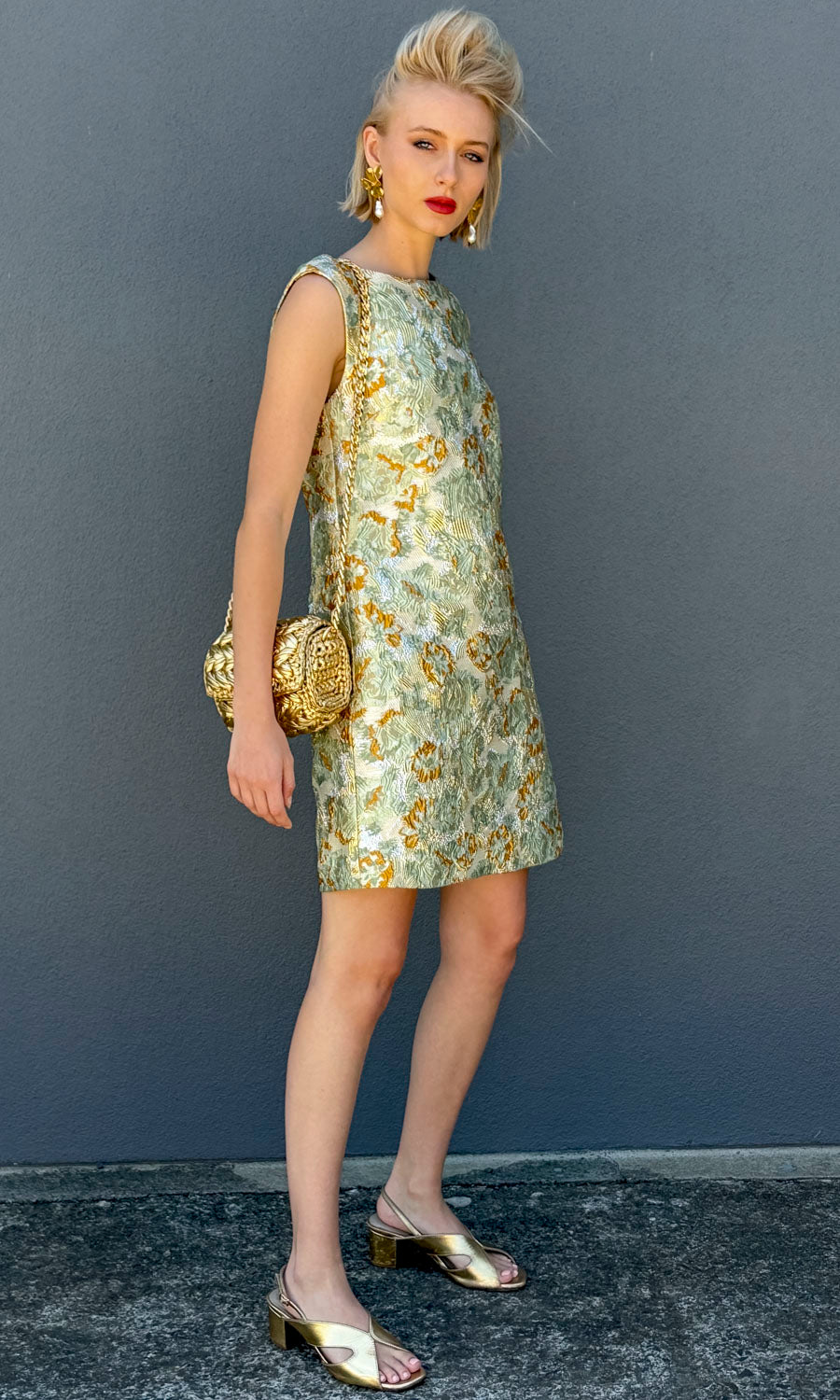 hoss Celine Brocade Shift