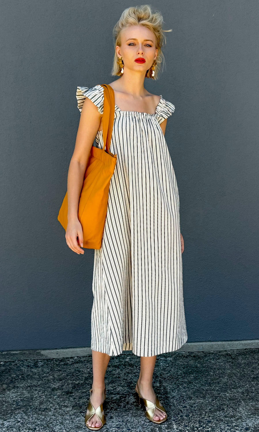 Second Female Striped Sun Dress