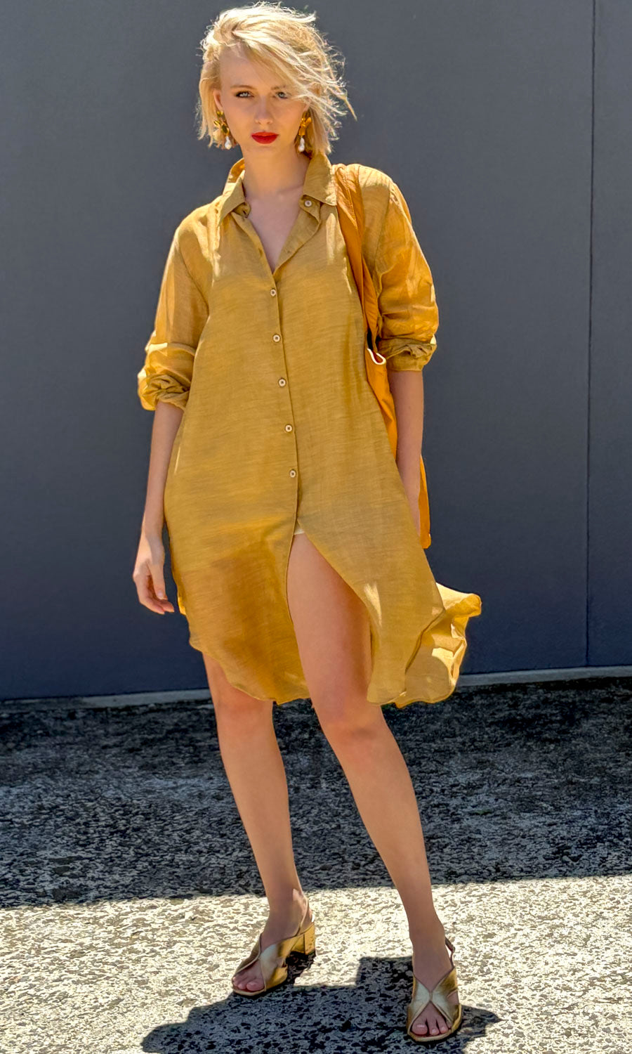 Mes Demoiselles Frubis SILK Voile Shirt Dress