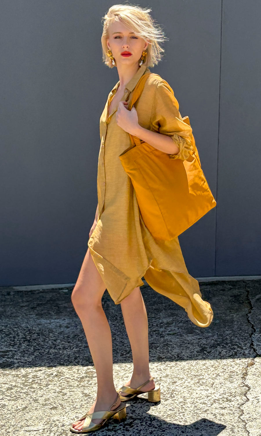 Mes Demoiselles Frubis SILK Voile Shirt Dress