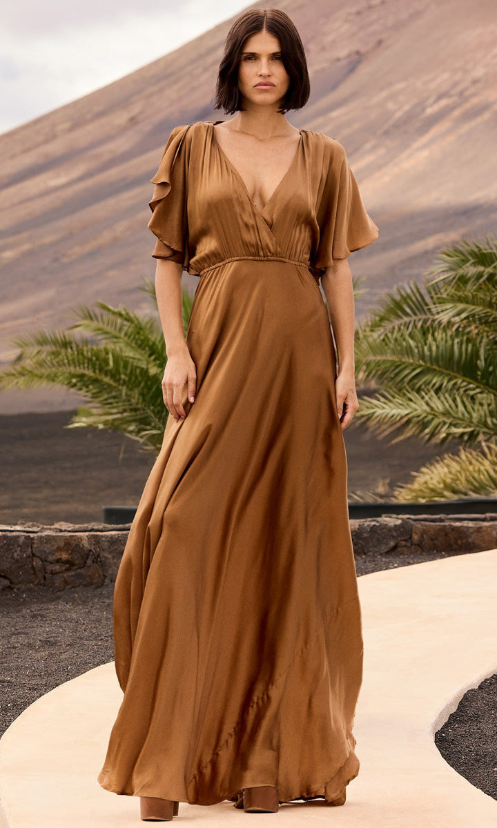 Mes Demoiselles Cascais Dress - Caramel