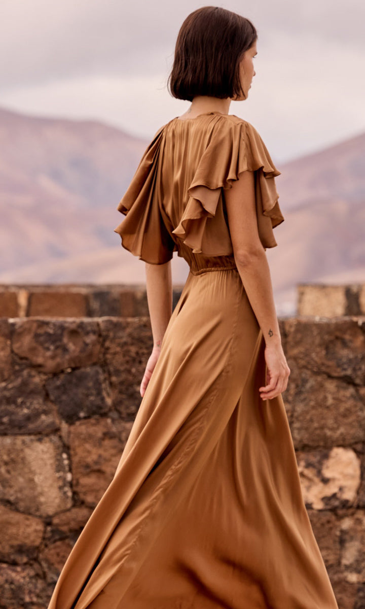 Mes Demoiselles Cascais Dress - Caramel