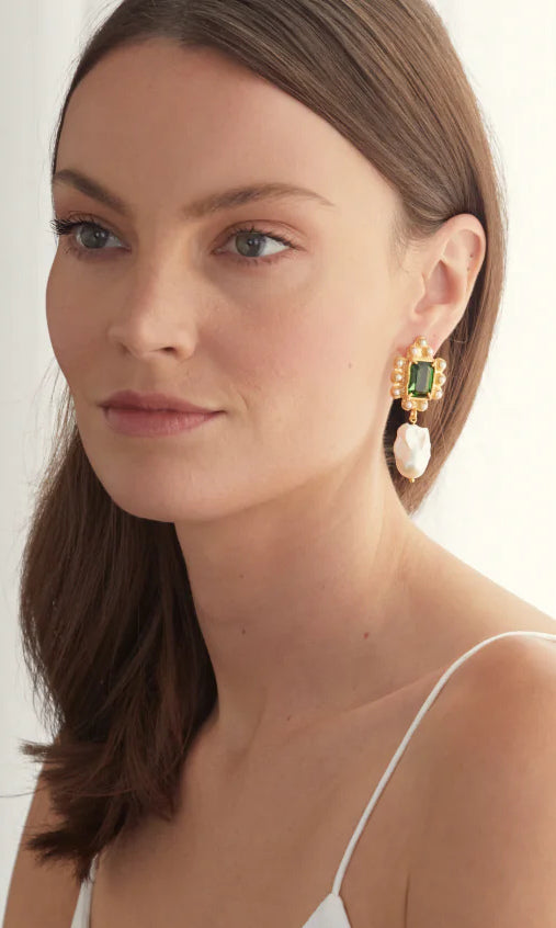 Christie Nicolaides Amalita Earrings - Green