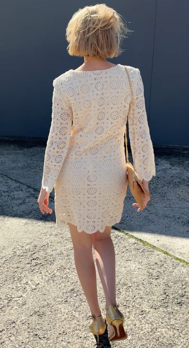 Marella Doritea Dress -  Milk Lace