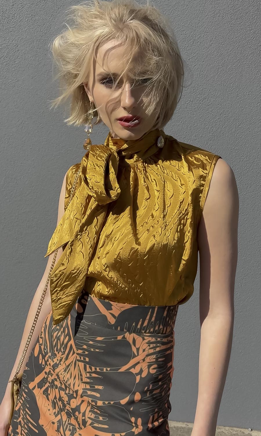 hoss Mardi Top - Brighter Crinkle  Gold