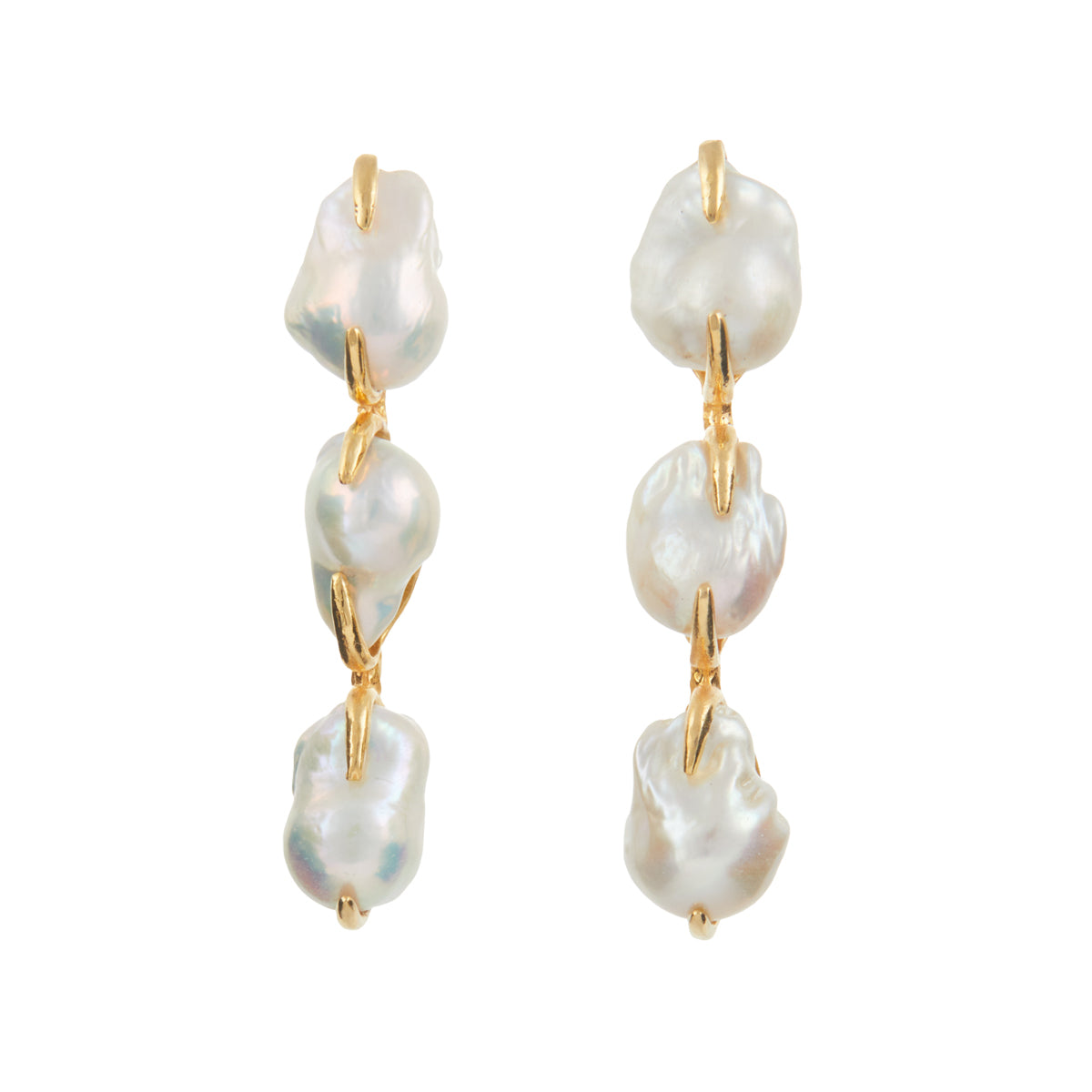 Christie Nicolaides Angela Earrings - Pearl