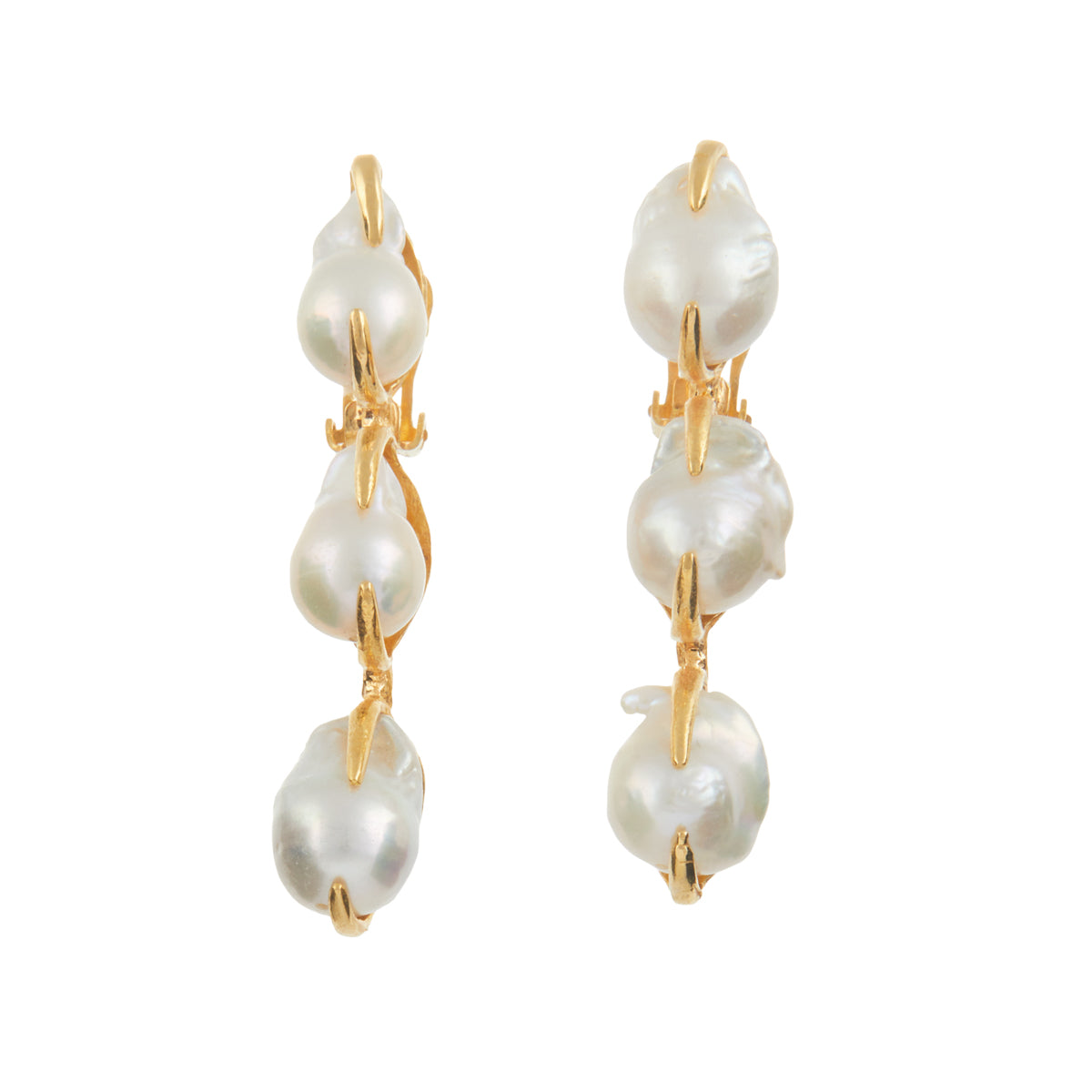 Christie Nicolaides Angela Earrings - Pearl