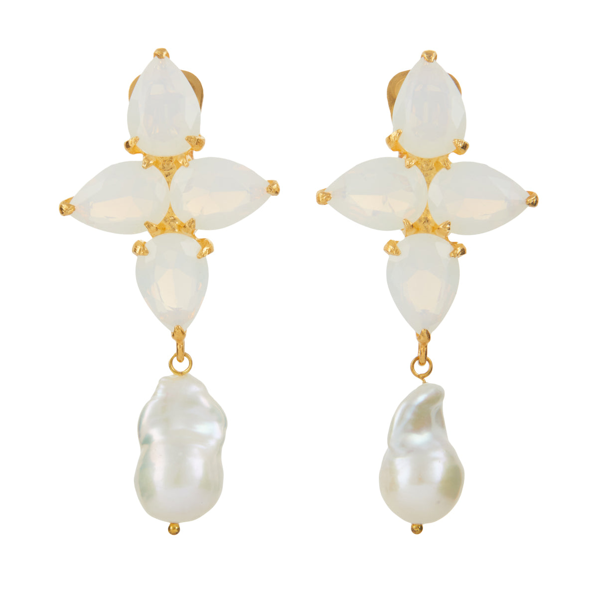 Christie Nicolaides Callio Earrings - White