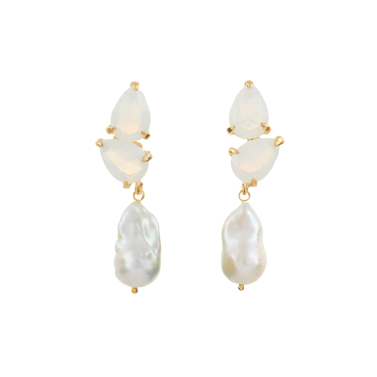Christie Nicolaides Tatiana Earrings - White