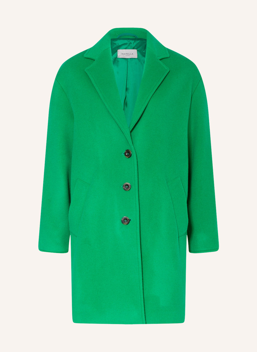 Marella Deserto Short Coat - Green
