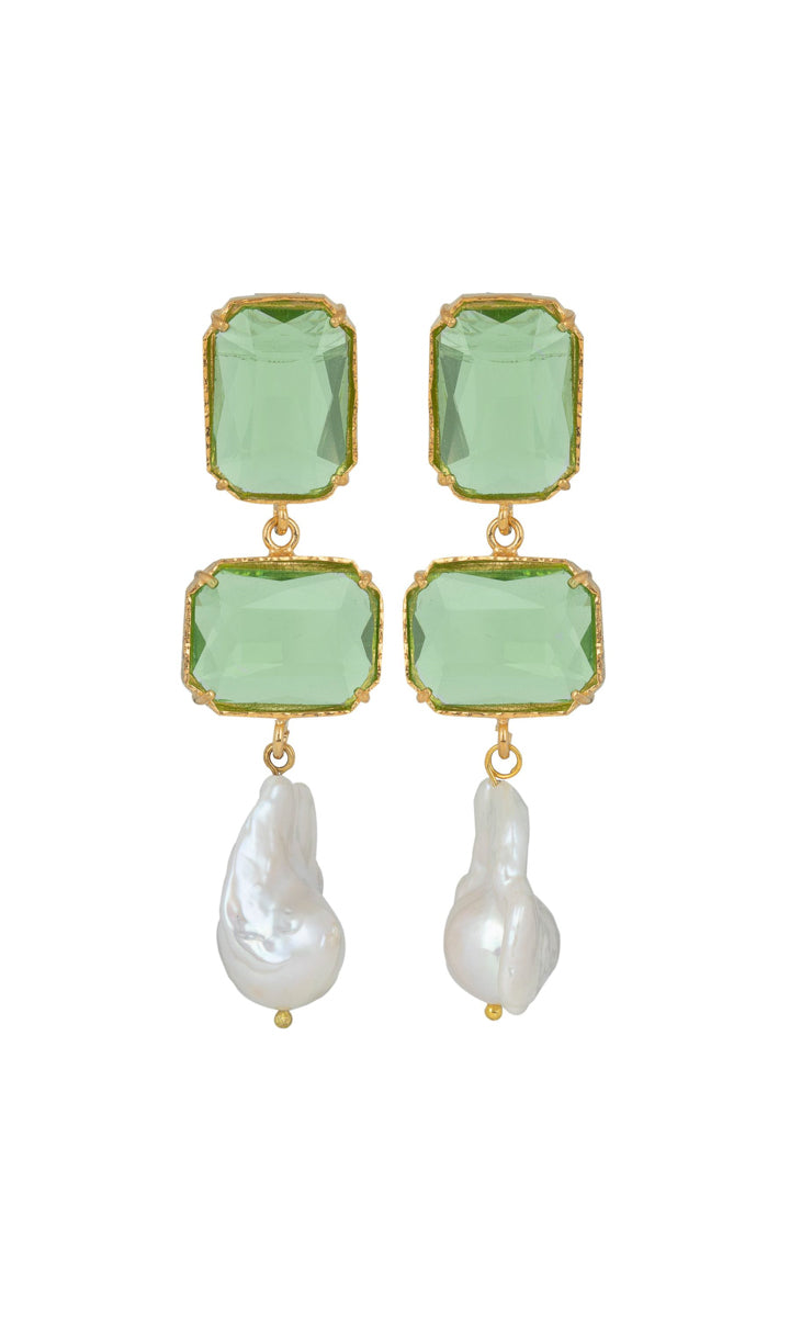 Christie Nicolaides Daphne Earrings - Green