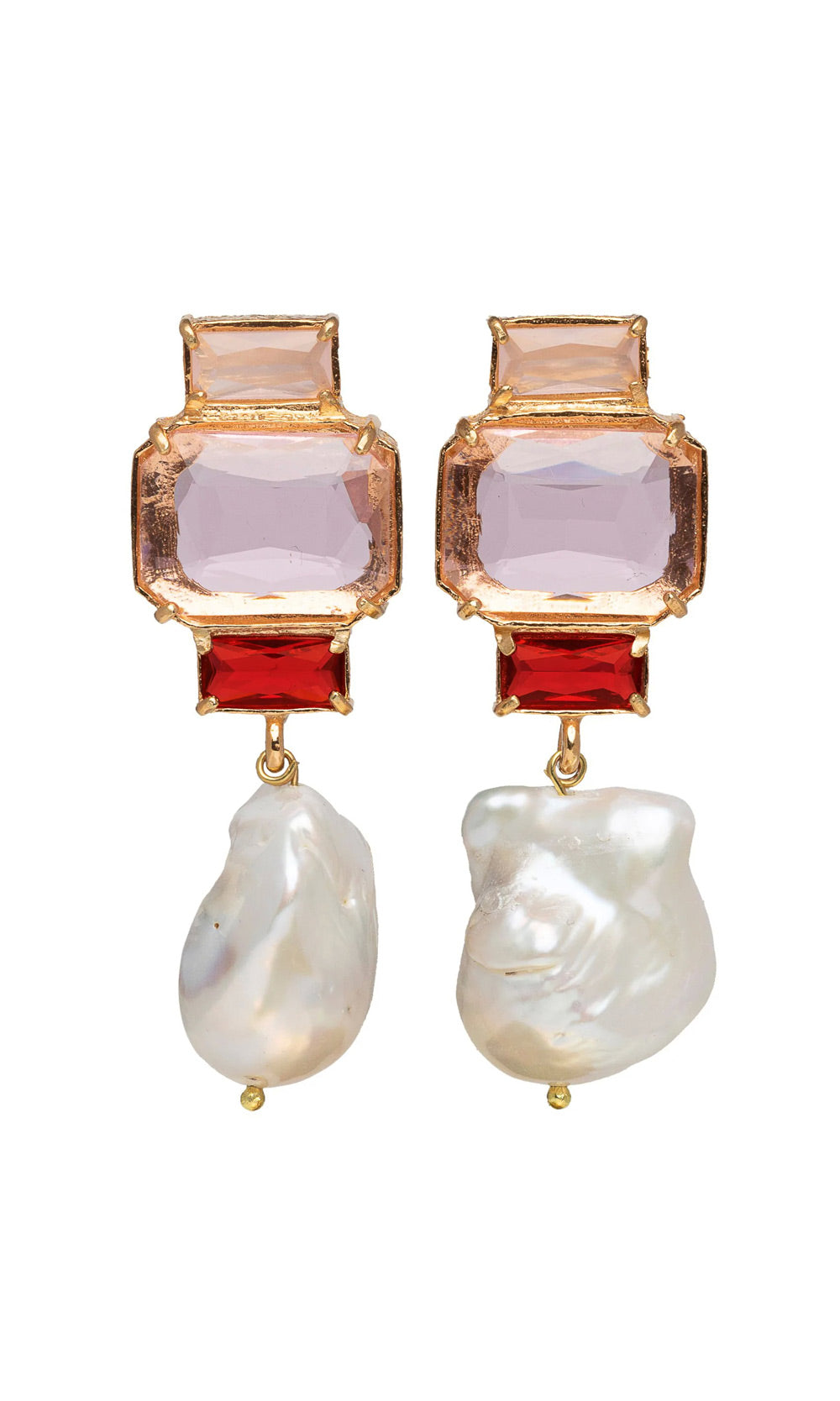 Christie Nicolaides Bambina Earrings Pink