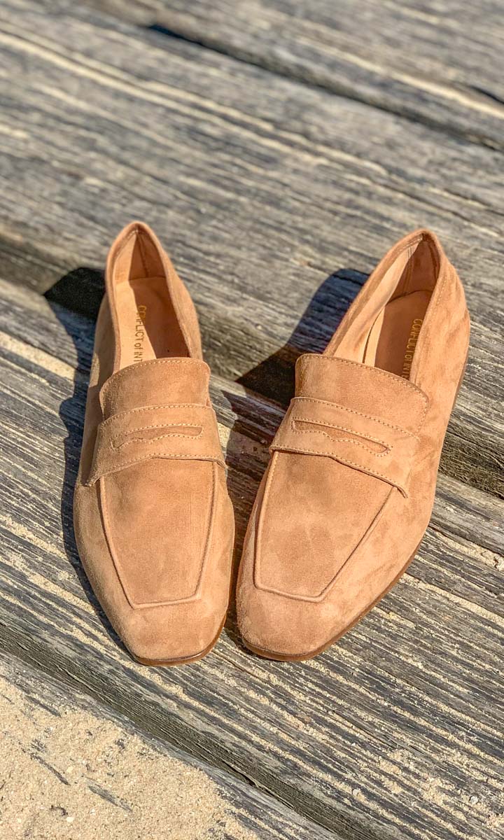 Conflict of Interest - Suede Loafer Tan