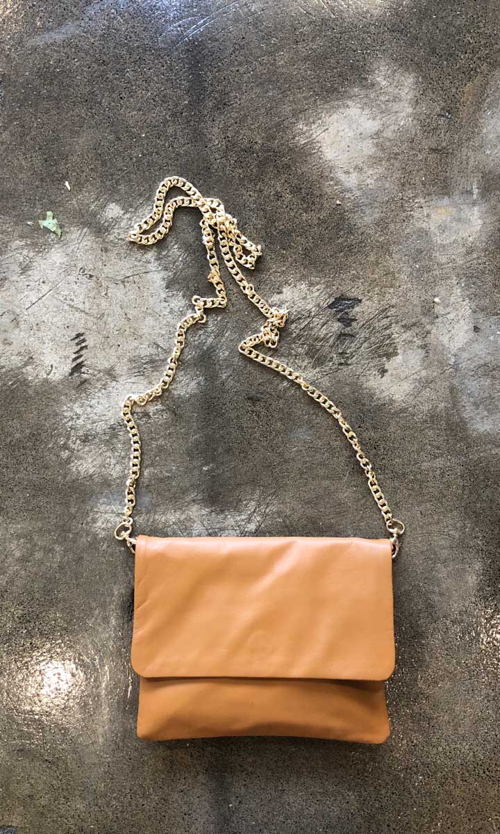 Hoss Tan Leather Emily Bag