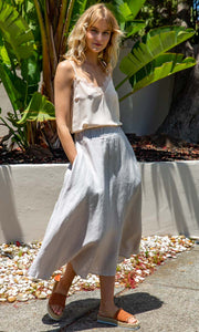 Hoss Linum Linen Skirt - natural - HOSS