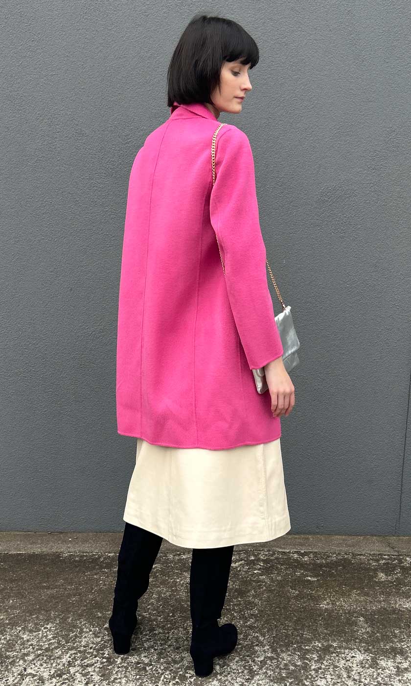 Marella Pink Wool Miriam Coat