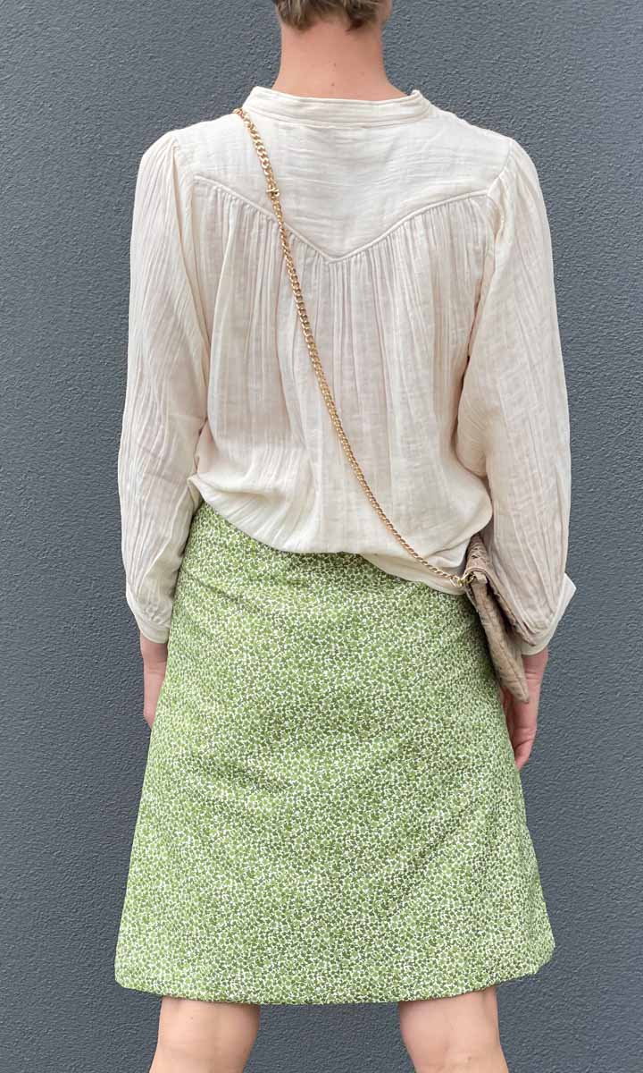 HOSS Green Micro Floral  Skirt