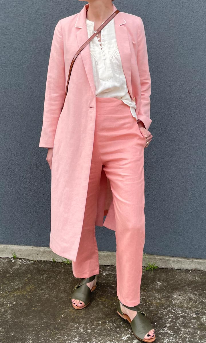 HOSS Pink  Beth Linen Pant