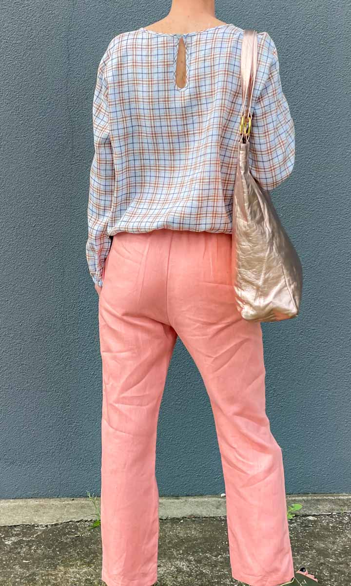 HOSS Pink  Beth Linen Pant