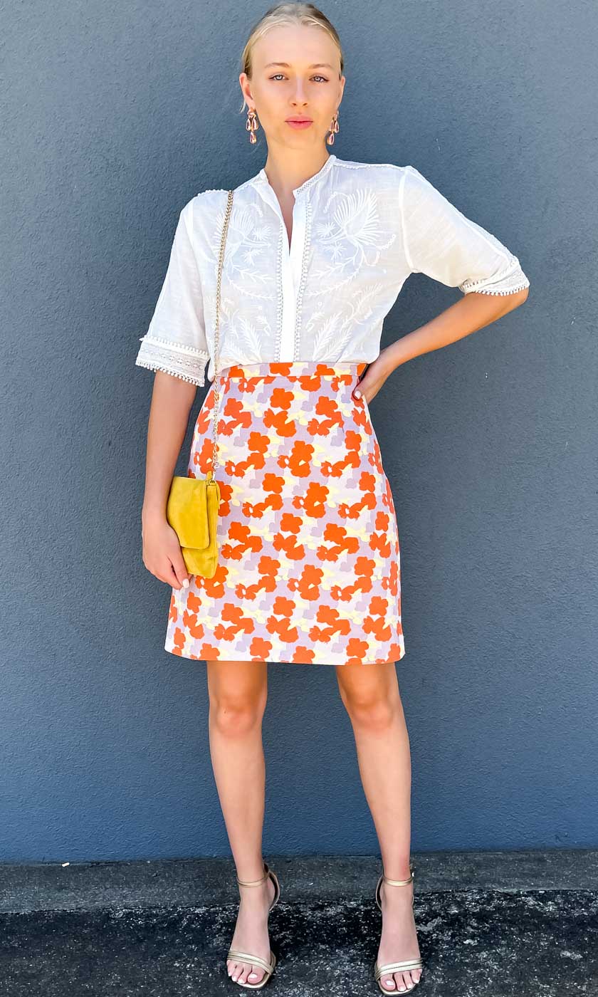 HOSS Florida  Floral Skirt - Shorter