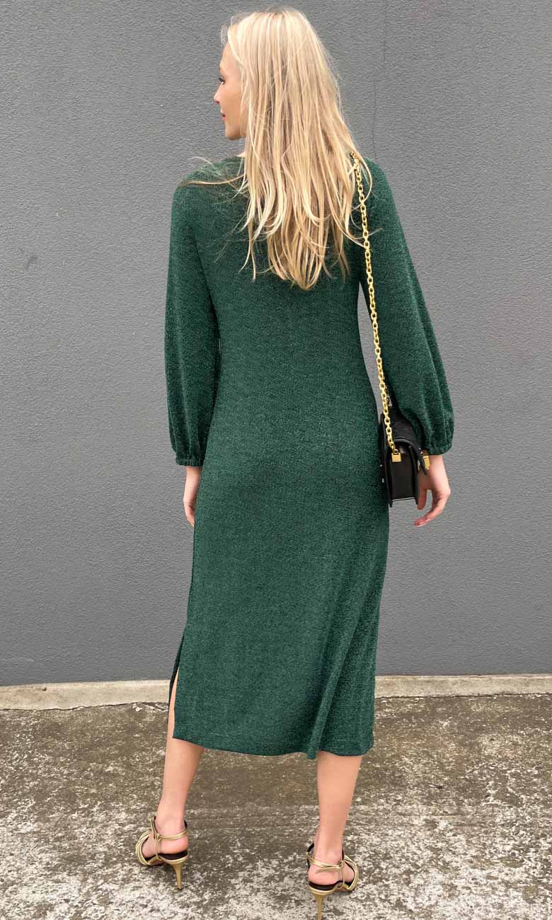 HOSS Glam Dress - Emerald