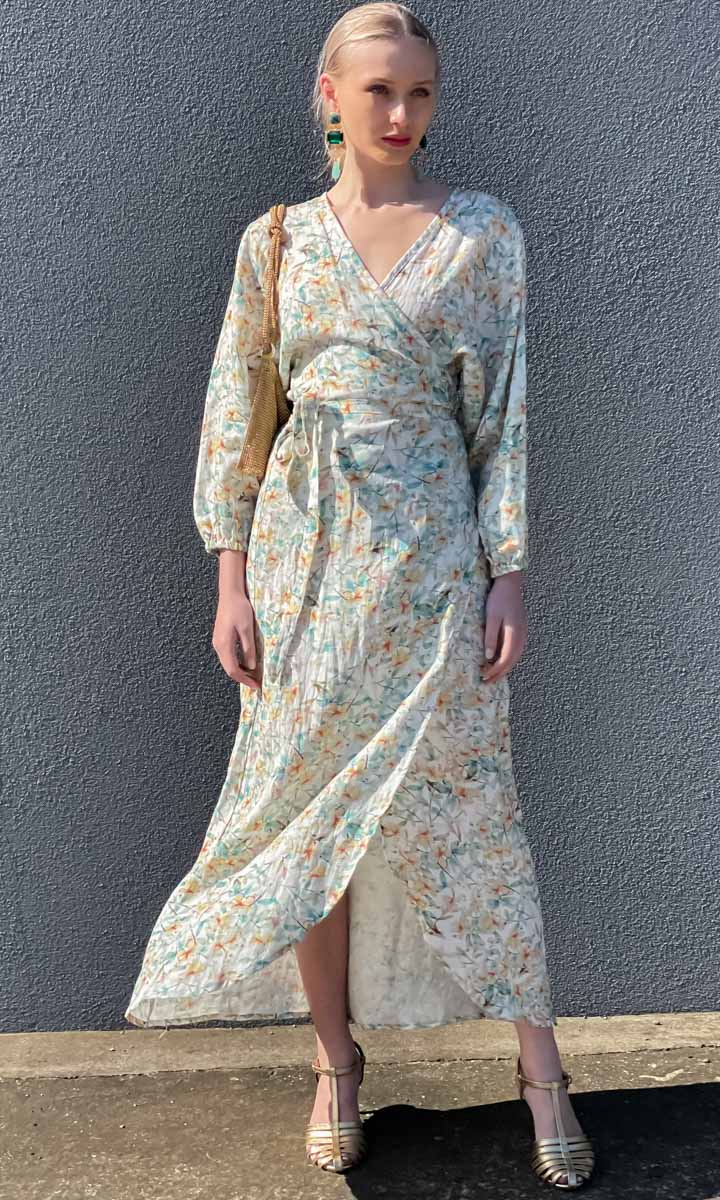 HOSS Rosen Wrap Maxi Dress - Floral