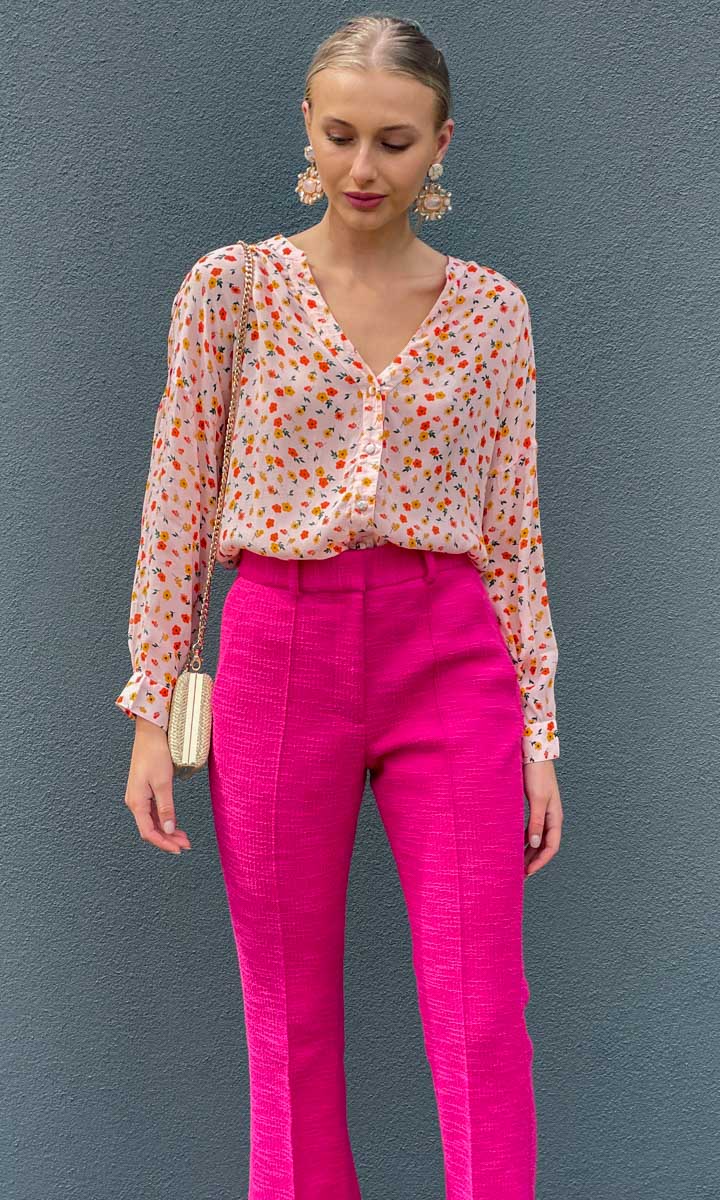 Hoss Pink Blossom Galla Shirt