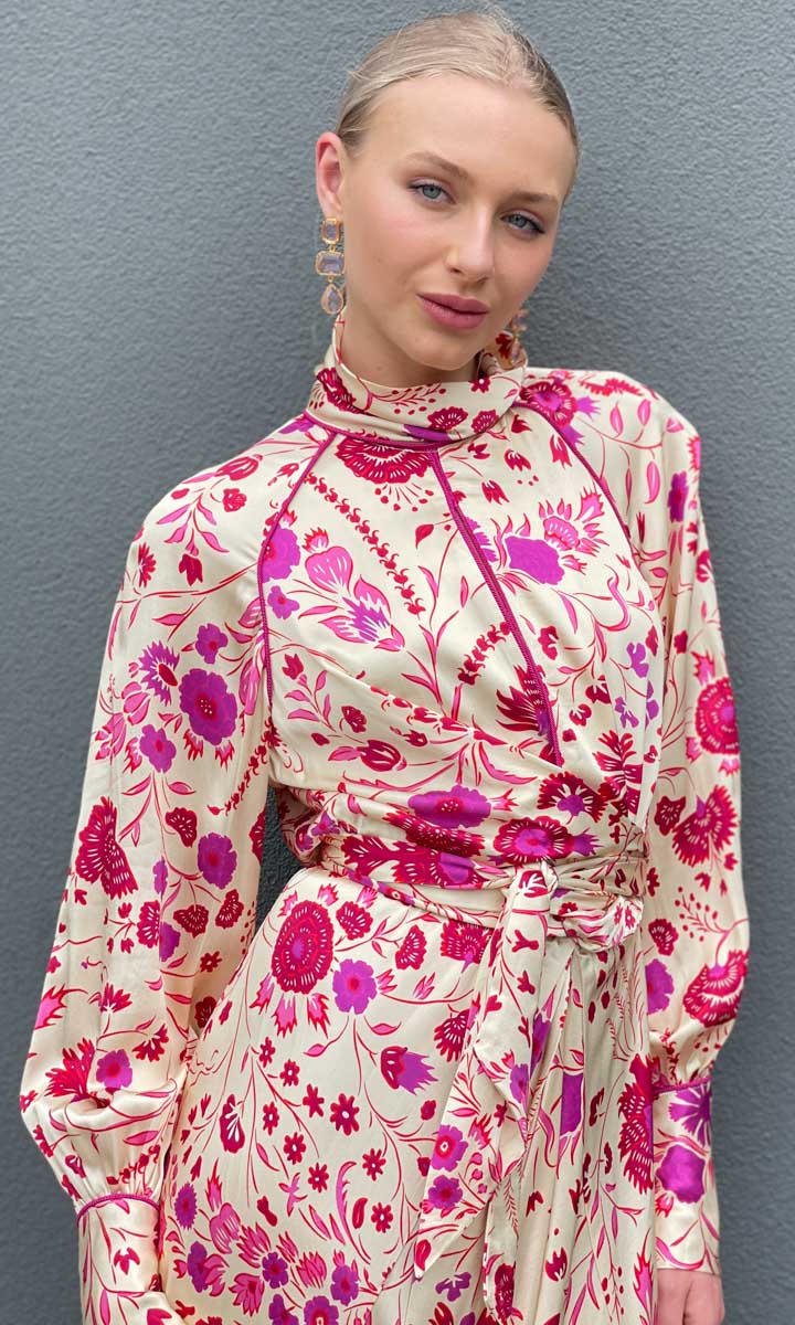 Sabina Musayev Elodia Dress - Cream Ivory