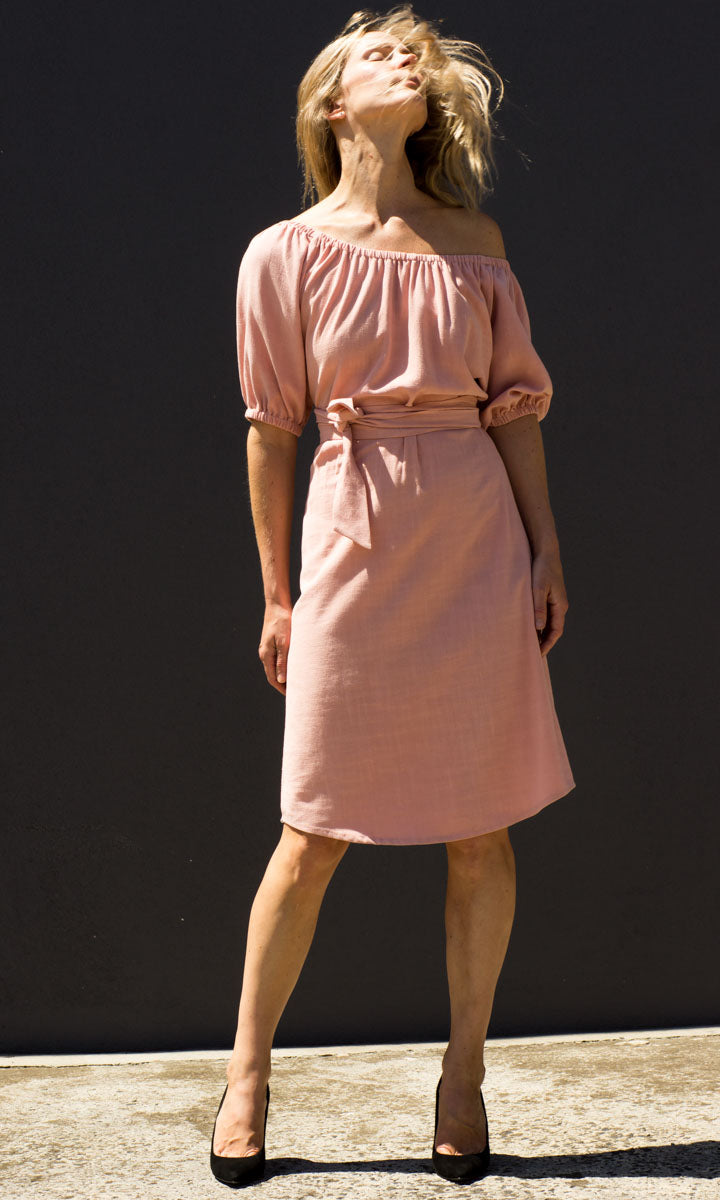 HOSS Mimi Dress - Dusty Pink - HOSS