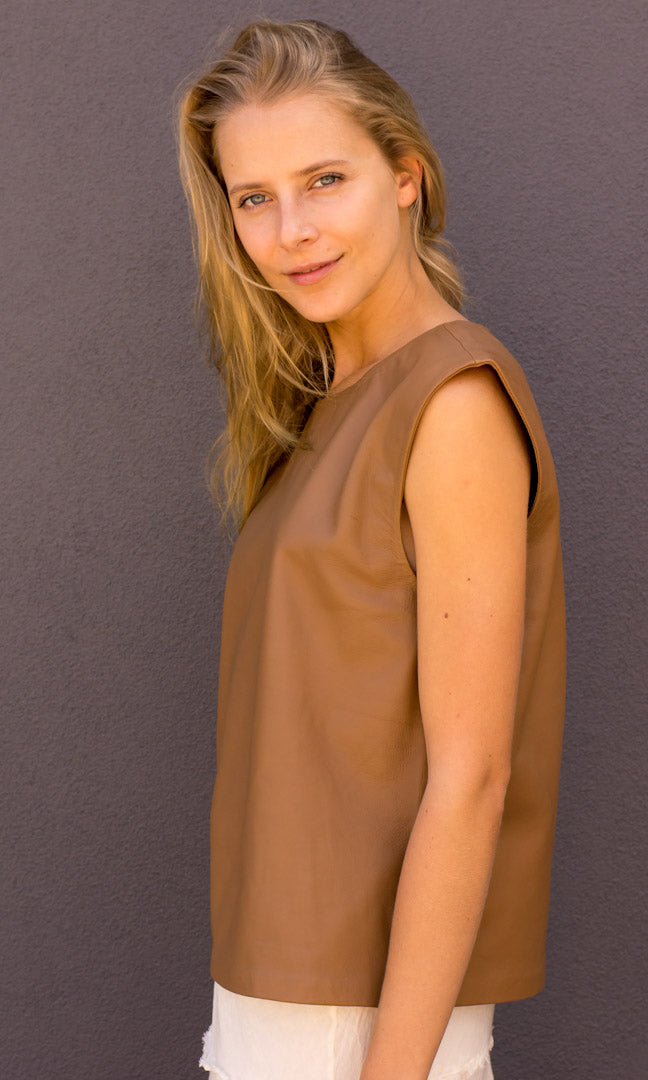 HOSS Nunez Leather Tank - HOSS